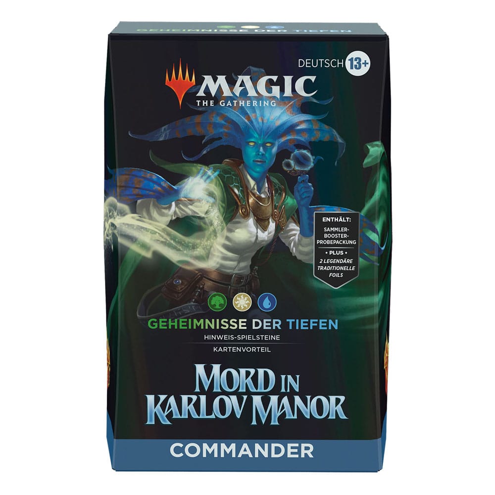 Magic the Gathering Mord in Karlov Manor Commander Deck Geheimnisse der Tiefen deutsch