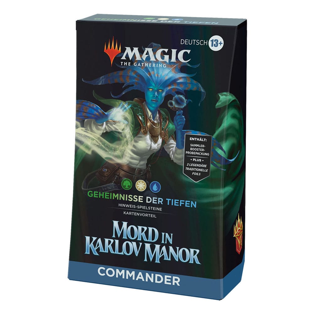 Magic the Gathering Mord in Karlov Manor Commander Deck Geheimnisse der Tiefen deutsch