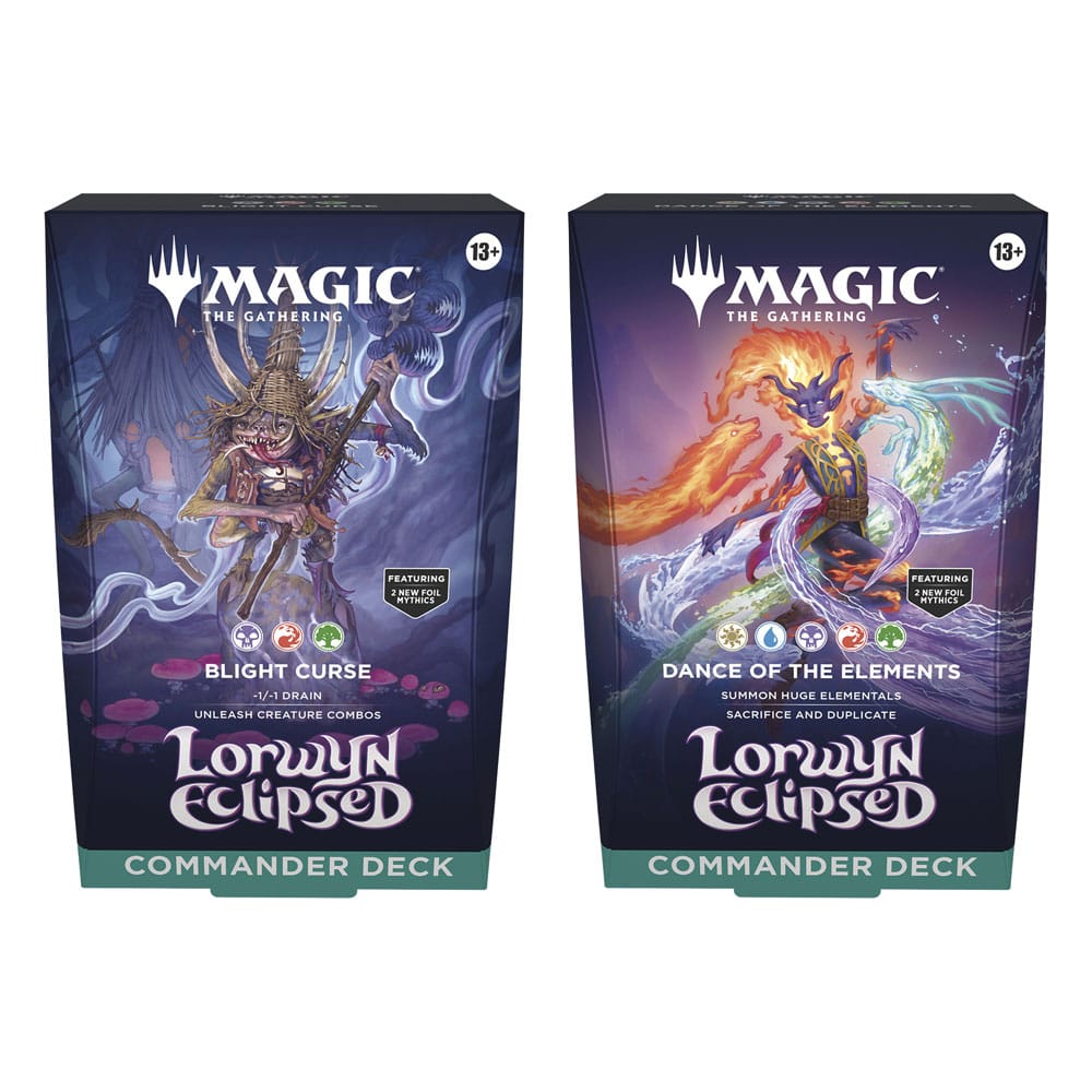 *Pre Order* Magic the Gathering Lorwyn Eclipsed Commander-Decks Dance of the Elements Display englisch