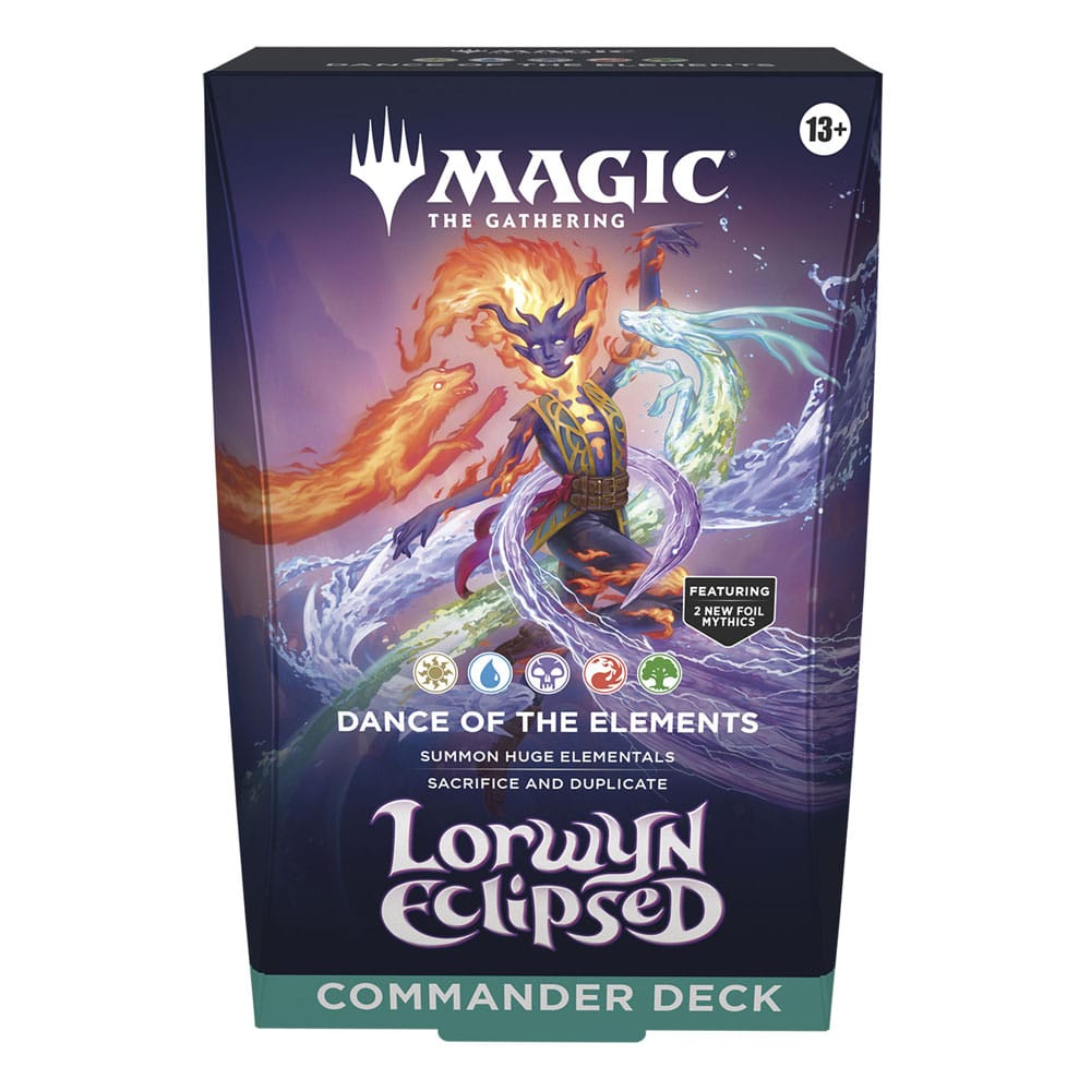 *Pre Order* Magic the Gathering Lorwyn Eclipsed Commander-Decks Dance of the Elements Display englisch