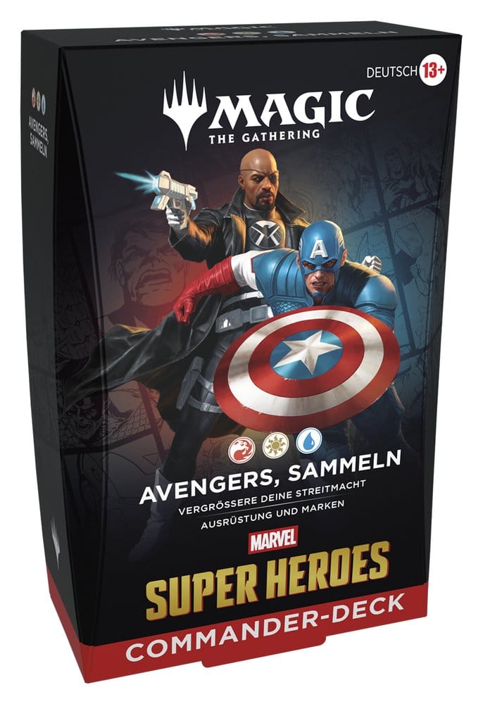 Magic the Gathering Marvel Super Heroes Magic the Gathering Marvel Super Heroes Commander Deck Avengers Sammeln deutsch