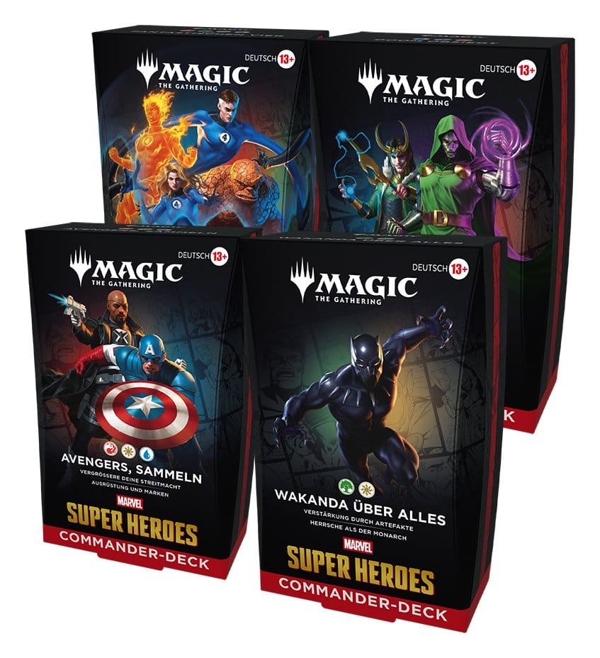 Magic the Gathering Marvel Super Heroes Magic the Gathering Marvel Super Heroes Commander Deck Fantastischen Vier deutsch