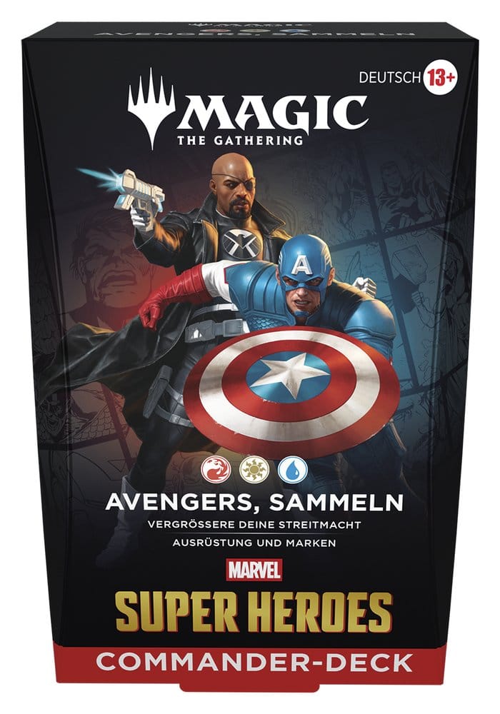 Magic the Gathering Marvel Super Heroes Magic the Gathering Marvel Super Heroes Commander Deck Avengers Sammeln deutsch