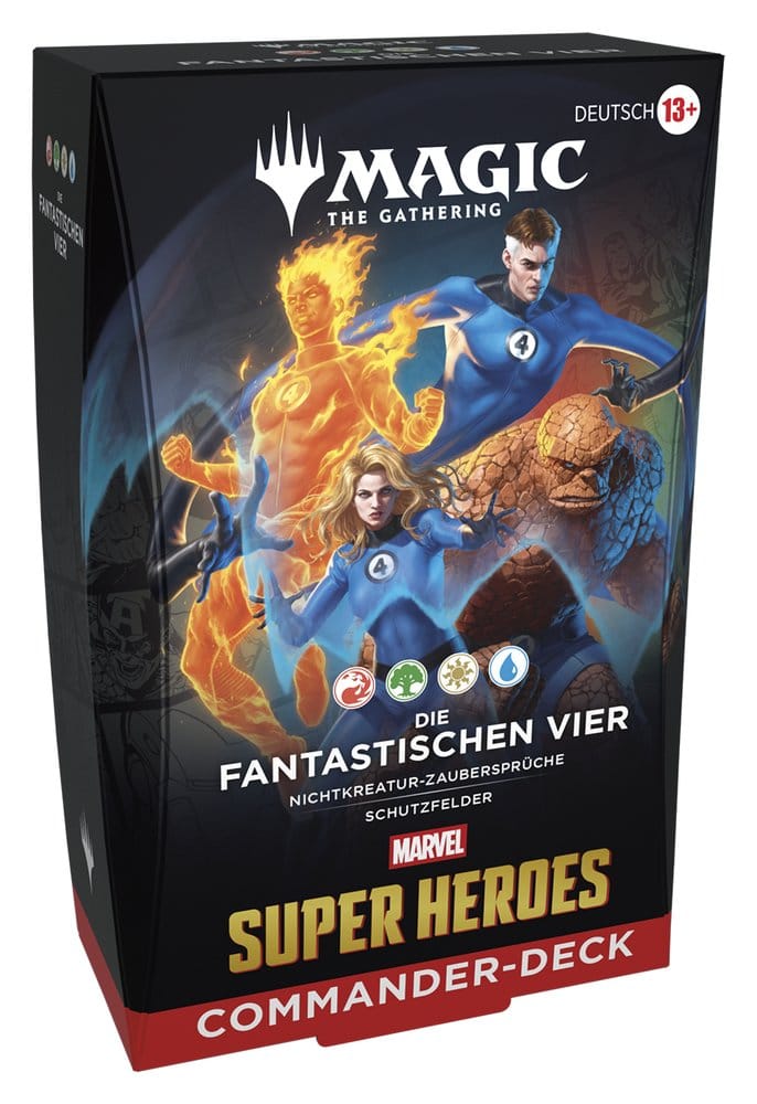 Magic the Gathering Marvel Super Heroes Magic the Gathering Marvel Super Heroes Commander Deck Fantastischen Vier deutsch