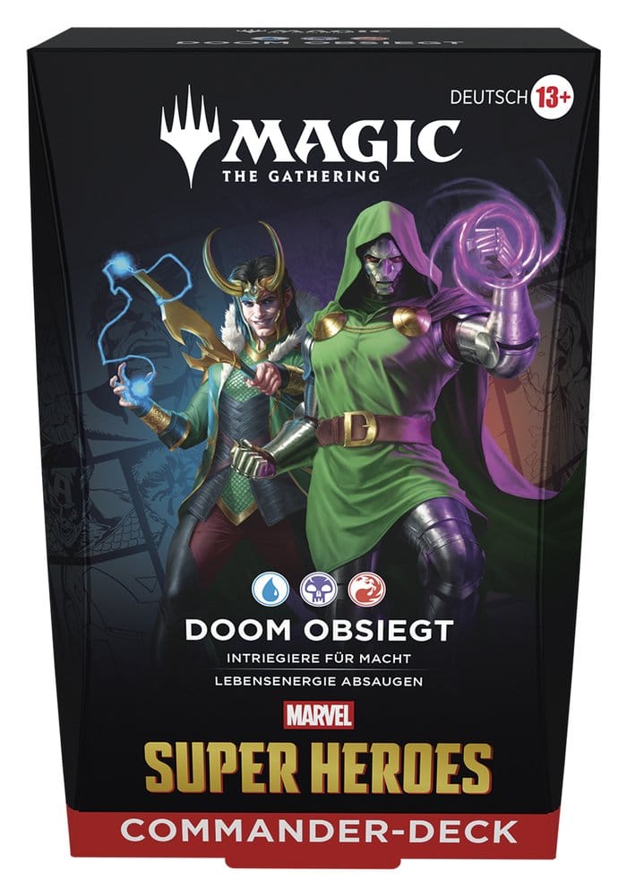 Magic the Gathering Marvel Super Heroes Magic the Gathering Marvel Super Heroes Commander Deck Doom Obsiegt deutsch