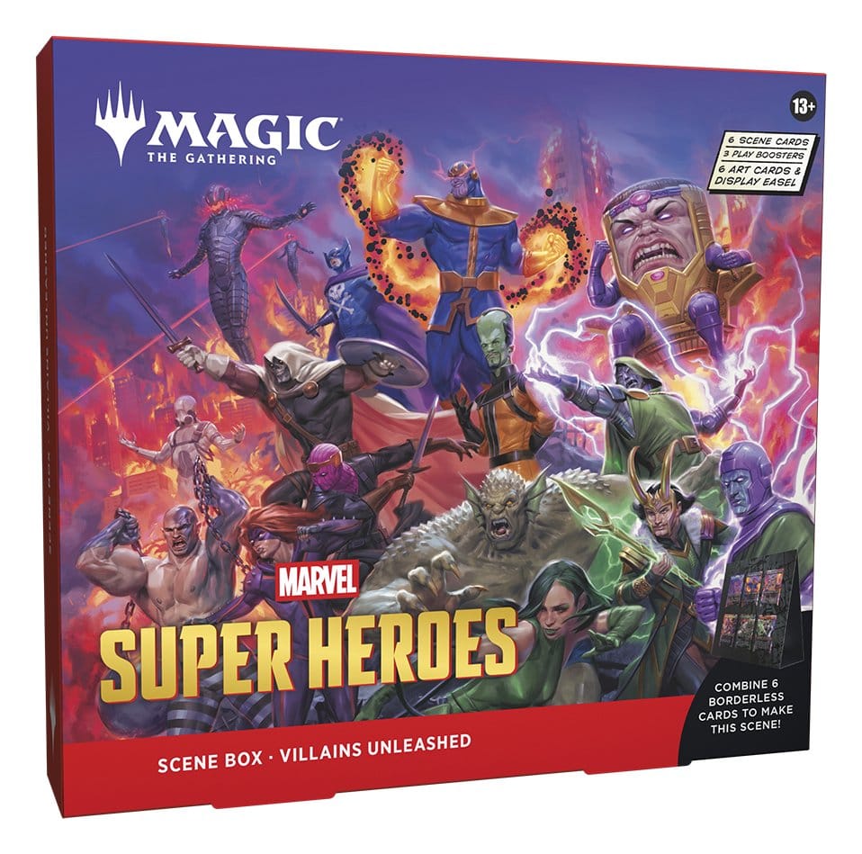 *Pre Order* Magic the Gathering Marvel Super Heroes Szenenboxen Display Villains Unleashed englisch