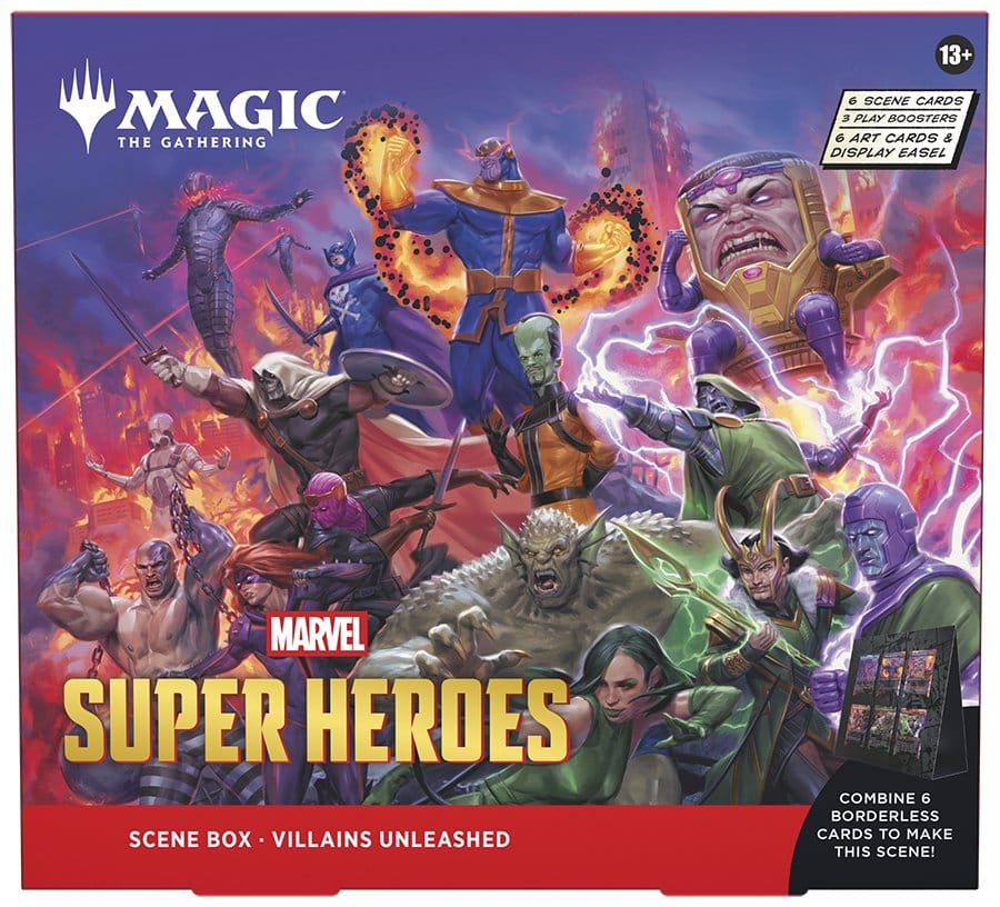 *Pre Order* Magic the Gathering Marvel Super Heroes Szenenboxen Display Villains Unleashed englisch