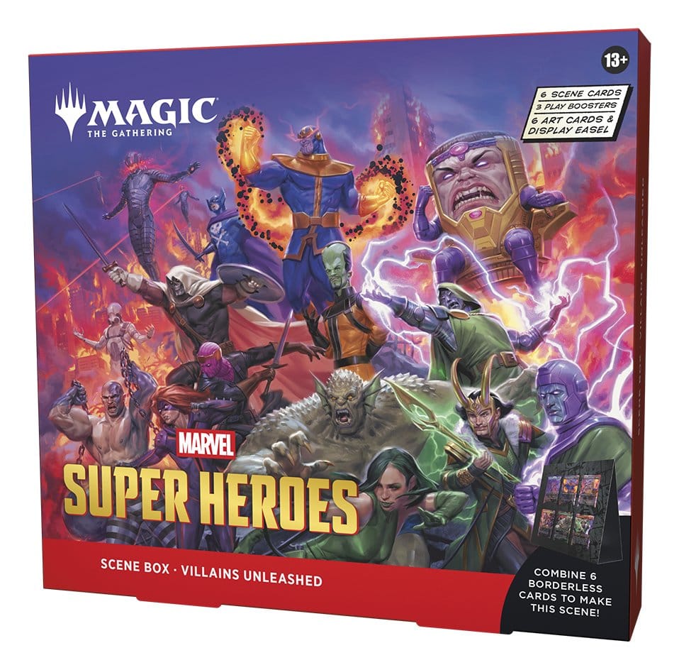 *Pre Order* Magic the Gathering Marvel Super Heroes Szenenboxen Display Villains Unleashed englisch